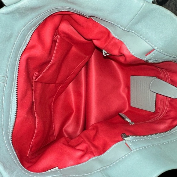 Coach Ltd Ed Bonnie Metallic Disk Chain Link Satchel RARE! 13376 - Picture 4 of 4